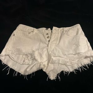 Free People loving good vibrations shorts